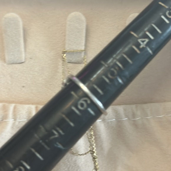 18k white gold , diamond trinity , moon ring - Picture 2 of 2